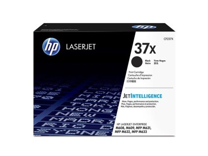 HP originál toner CF237X, HP 37X, black, 25000str., high capacity