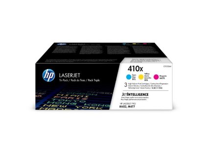 HP originál toner CF252XM, HP 410X, CMY, 15000 (3x5000)str., high capacity, 3ks