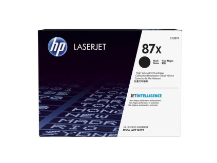 HP originál toner CF287X, HP 87X, black, 18000str., high capacity, 1230g
