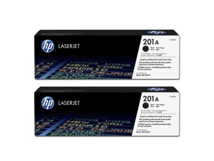 HP originál toner CF400XD, HP 201X, black, 5600 (2x2800)str., dual pack, 2x770g
