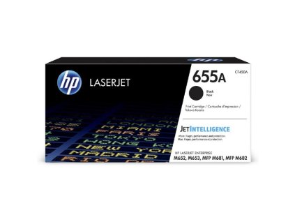 HP originál toner CF450A, HP 655A, black, 12500str.