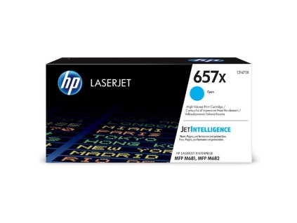 HP originál toner CF471X, HP 657X, cyan, 23000str., high capacity