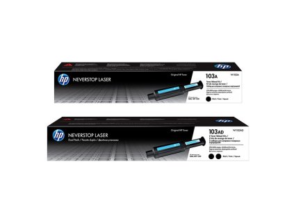HP originál toner reload kit W1103AD, HP 103AD, black, 5000 (2x2500)str., dual pack
