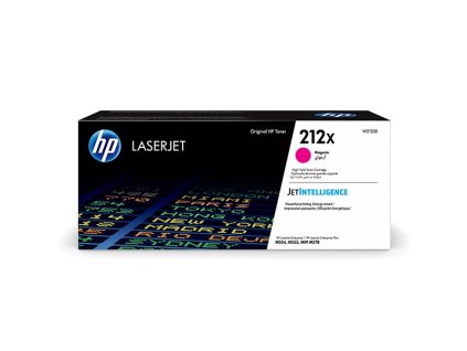 HP originál toner W2123X, HP 212X, magenta, 10000str., high capacity