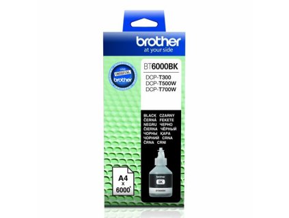 Brother originál ink BT-6000BK, black, 6000str.