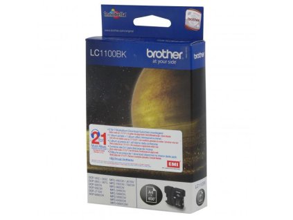 Brother originál ink LC-1100BK, black, 500str.