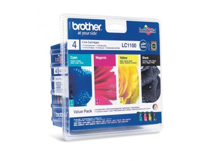 Brother originál ink LC-1100VALBP, CMYK, 450/3x325str., výhodné balenie