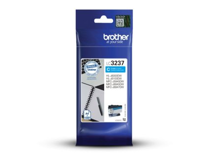 Brother originál ink LC-3237C, cyan, 1500str.