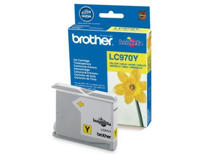 Brother originál ink LC-970Y, yellow, 300str.