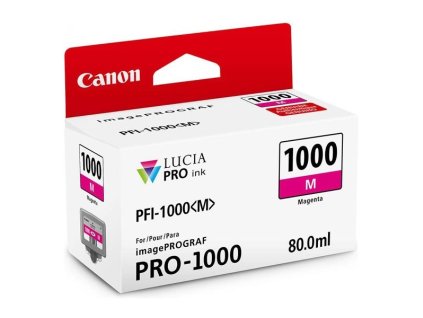 Canon originál ink PFI-1000 M, 0548C001, magenta, 5885str., 80ml, -