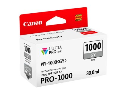 Canon originál ink PFI-1000 GY, 0552C001, grey, 1465str., 80ml, -