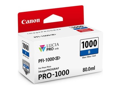 Canon originál ink PFI-1000 B, 0555C001, blue, 4875str., 80ml, -