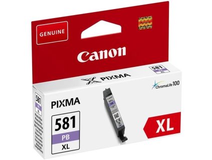 Canon originál ink CLI-581 XL PB, 2053C001, photo blue, 8,3ml, high capacity
