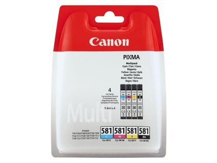 Canon originál ink CLI-581 CMYK, 2103C005, CMYK, blister, 4*5,6ml, 4-pack