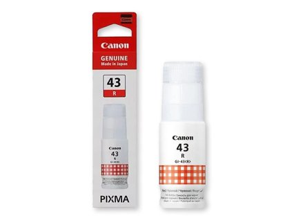 Canon originál ink GI-43 R, 4716C001, red, 3700str.