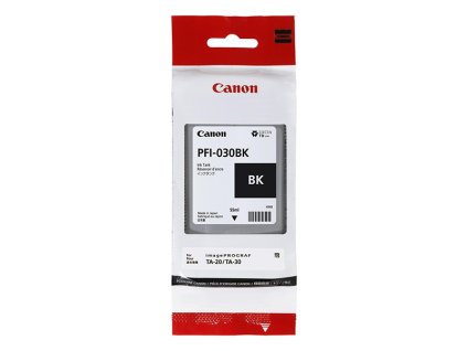 Canon originál ink PFI-030 BK, 3489C001, black, 55ml