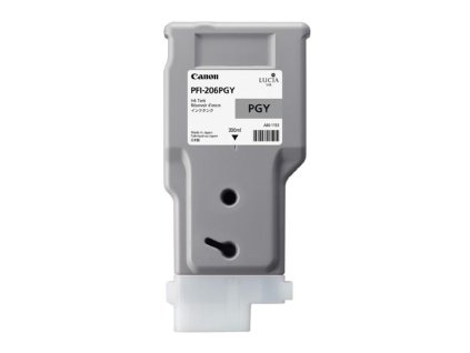 Canon originál ink PFI-206 PGY, 5313B001, light grey, 300ml