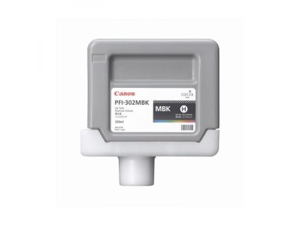Canon originál ink PFI-302 MBK, 2215B001, matt black, 330ml