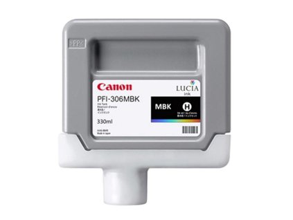 Canon originál ink PFI-306 MBK, 6656B001, matt black, 330ml