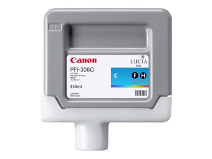 Canon originál ink PFI-306 C, 6658B001, cyan, 330ml