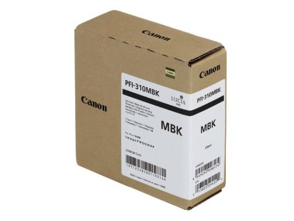 Canon originál ink PFI-310 MBK, 2358C001, matt black, 330ml