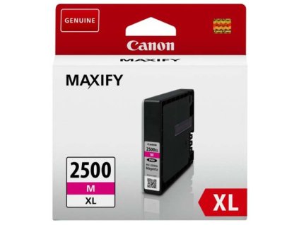 Canon originál ink PGI 2500 XL, 9266B001, magenta, 19.3ml, high capacity