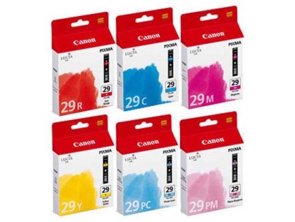 Canon originál ink PGI-29 CMYK/PC/PM/R, 4873B005, CMYK