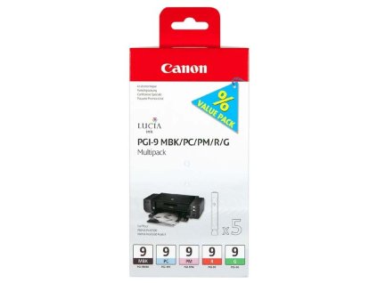 Canon originál ink PGI-9, 1033B013, CMYK, multipack