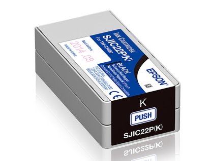 Epson originál ink C33S020601, s SJIC22P(K), black