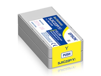 Epson originál ink C33S020604, s SJIC22P(Y), yellow