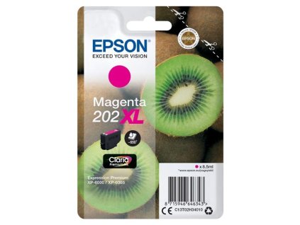 Epson originál ink C13T02H34010, 202 XL, magenta, 8.5ml