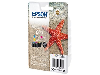 Epson originál ink C13T03U54010, 603, color, 3x2.4ml