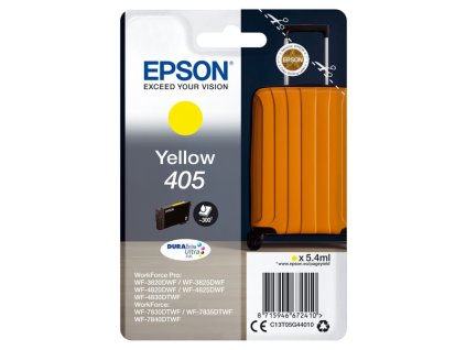 Epson originál ink C13T05G44010, 405, yellow, 1x5.4ml