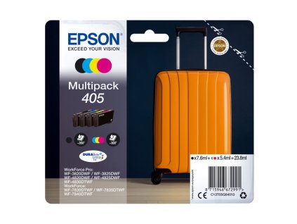 Epson originál ink C13T05G64010, 405, CMYK, 1x7.6ml + 3x5.4ml