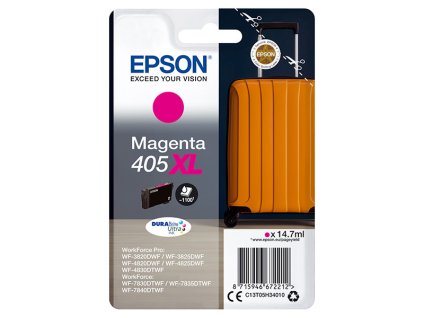 Epson originál ink C13T05H34010, 405XL, magenta, 1x14.7ml