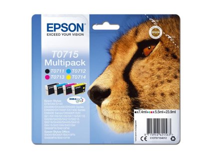 Epson originál ink C13T07154012, CMYK, 23.9ml