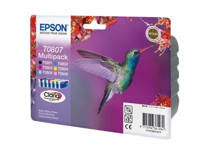 Epson originál ink C13T08074011, CMYK/light C/light M