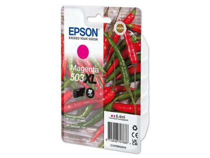 Epson originál ink C13T09R34010, T09R340, 503XL, magenta, 6.4ml
