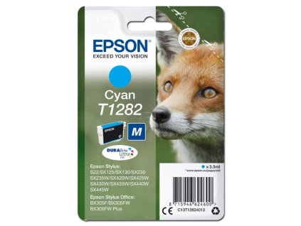 Epson originál ink C13T12824012, T1282, cyan, 3,5ml
