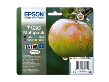 Epson originál ink C13T12954012, T1295, CMYK, 32,2ml
