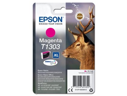 Epson originál ink C13T13034012, T1303, magenta, 765str., 10,1ml