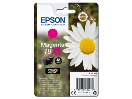 Epson originál ink C13T18134012, T181340, 18XL, magenta, 6,6ml