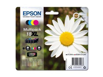 Epson originál ink C13T18164012, T181640, 18XL, CMYK, 3x6,6/11,5ml