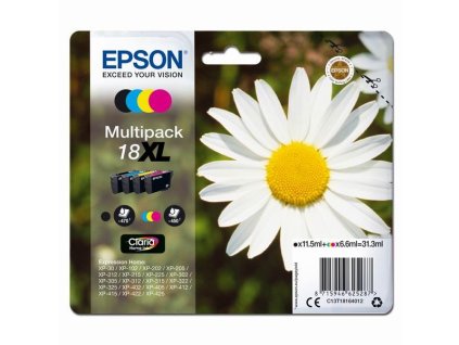 Epson originál ink C13T18164022, T181640, 18XL, CMYK, 3x6,6/11,5ml