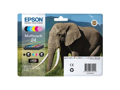 Epson originál ink C13T24284011, T2428, CMYK, 29,1ml