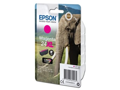 Epson originál ink C13T24334012, T2433, 24XL, magenta, 8,7ml