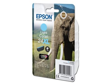 Epson originál ink C13T24354012, T2435, 24XL, light cyan, 9,8ml