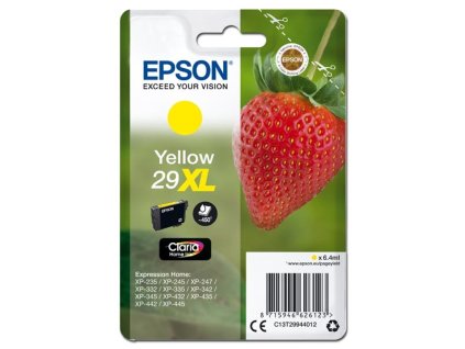 Epson originál ink C13T29944012, T29XL, yellow, 6,4ml