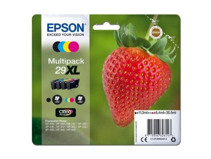 Epson originál ink C13T29964012, T29XL, CMYK, 11,3/3x6,4ml