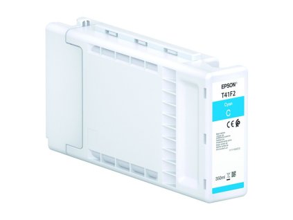 Epson originál ink C13T41F240, T41F240, cyan, 350ml